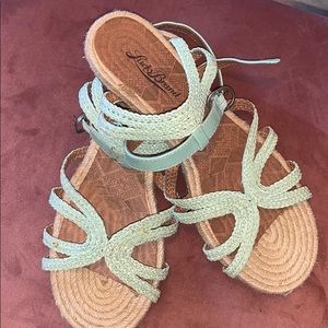 Lucky Brand sandals- mint color 🍀